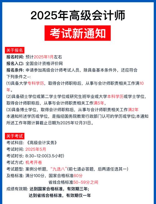 2025上海高级会计考试报名时间+条件+入口+费用(图3)