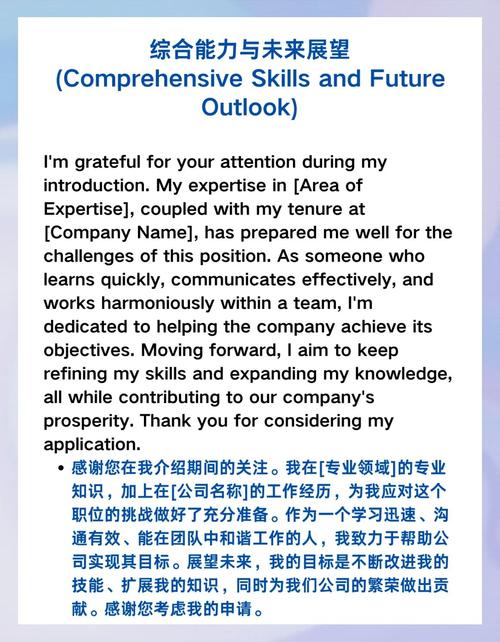 职场英语自我介绍简短(图3)