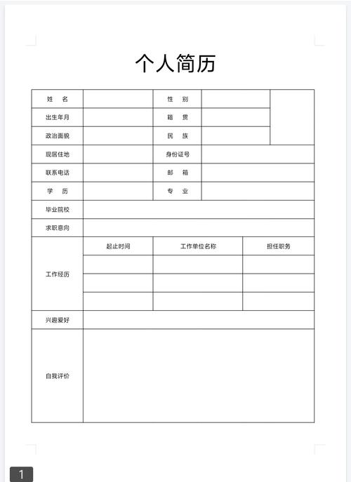电子网络信息工作简历模板大全(图1)